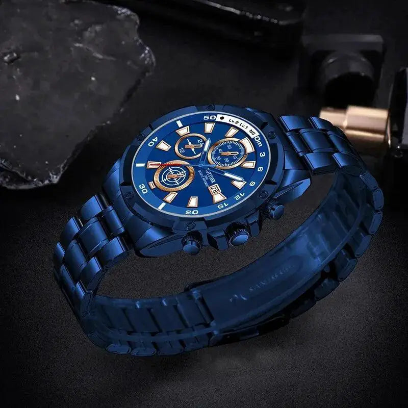 Stainless Steel Waterproof Wristwatch For Daily Wear