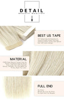 Natural Remy Tape-In Hair Extensions