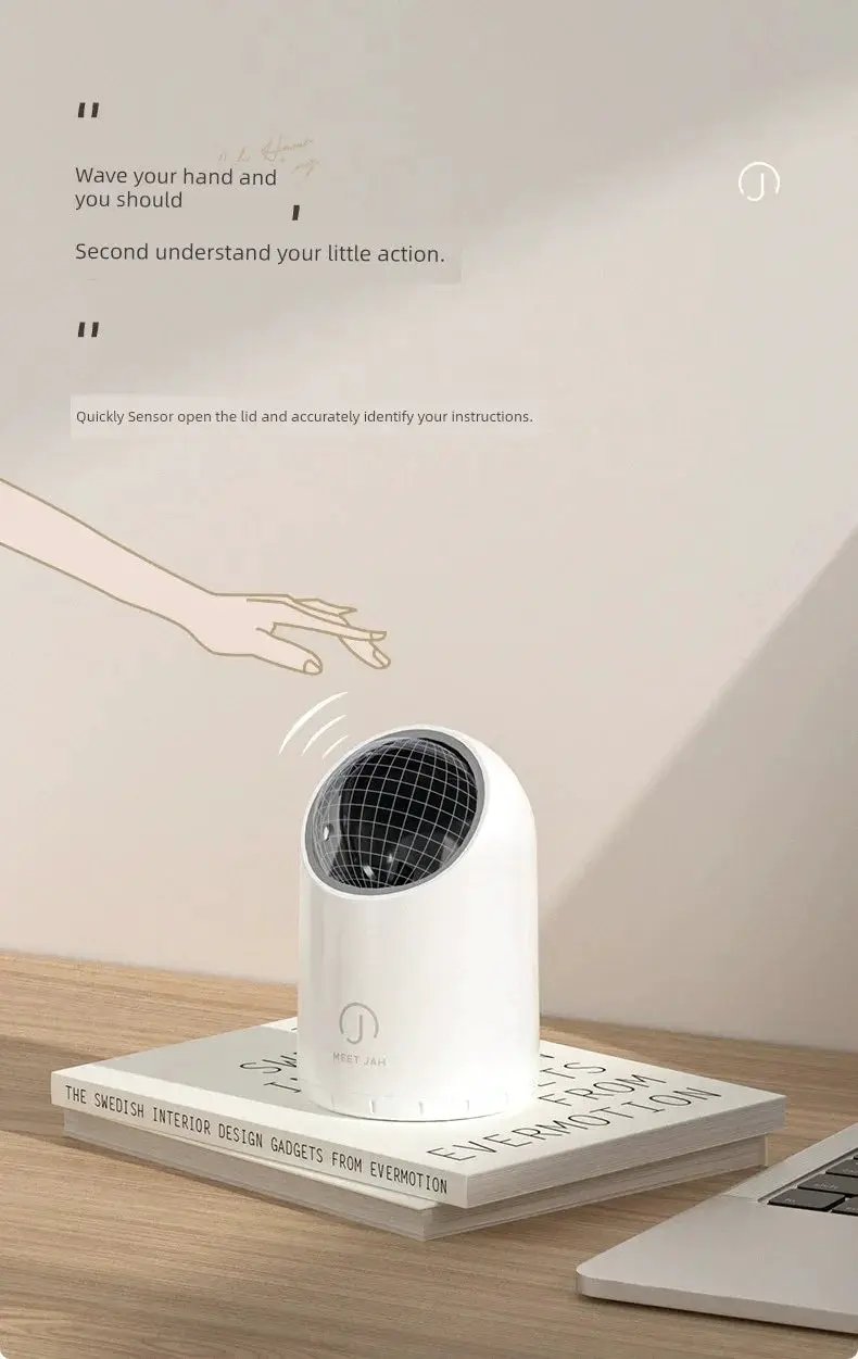 Sensor Children Desktop Trash Bin Small Size for Kids