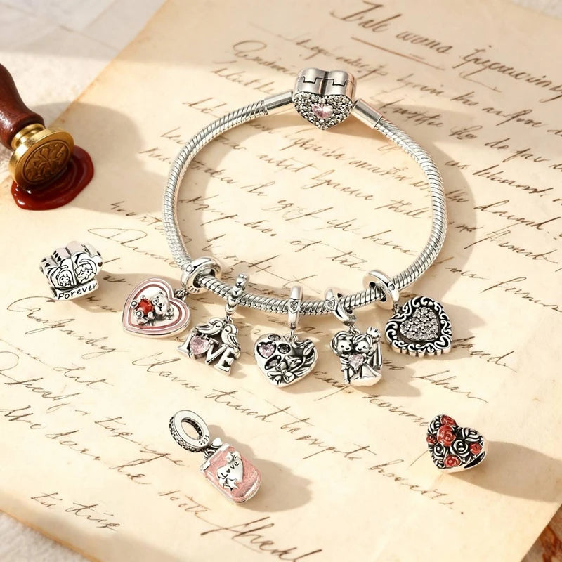 Valentine's Day Charm Bead Pendent
