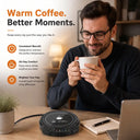SR-08 Smart Coffee Mug Warmer 3 Temp Settings 8H Auto Shut Off Buzzer PTC Fast Heating NTC Flat Cups Home Office EU US Plug Desk