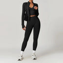Yoga Set Seamless Fitness Suit Women 3 Piece