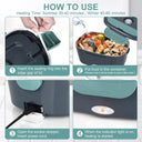 Lunch Box: Portable Electric Food Warmer Home and Car