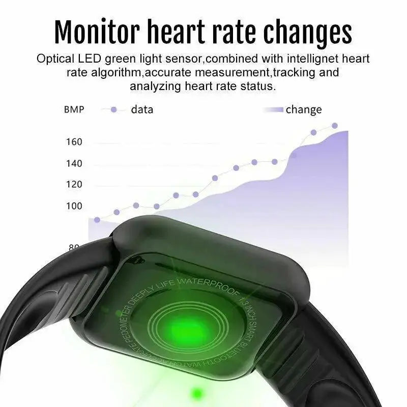 Smart Fitness Bracelet Sleep Monitoring And Heart Rate Alarm