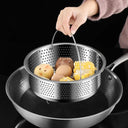 Steamer Basket with Silicone Handle 44 cm Stainless Steel