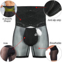 Men High Waist Compression Shapewear Shorts Slimming