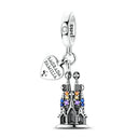 Sterling Silver Charm Bead Eiffel