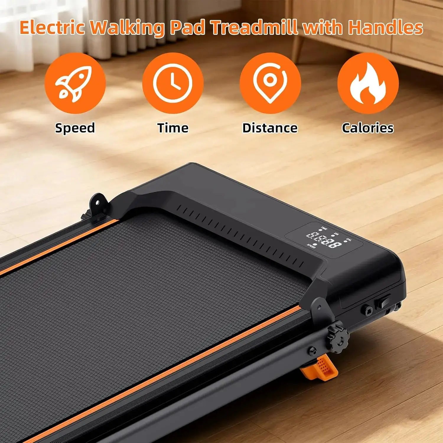 Walking Pad with 12% Incline,Under Desk Treadmill for Home,Folding Treadmill Home, 3.0HP Walking Pad with Handle Bar with Remote Control, with LED Display,330LBS