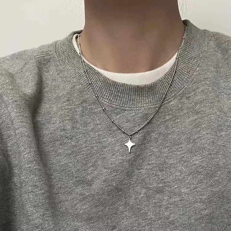 Simple Trendy Star Hollow Choker Necklace For Fashion