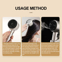 Red Light Vibration Head Massage Comb for Hair Growth