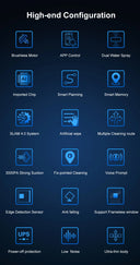 ABIR WD8 Robot Window Vacuum Cleaner With Dual Water Spray