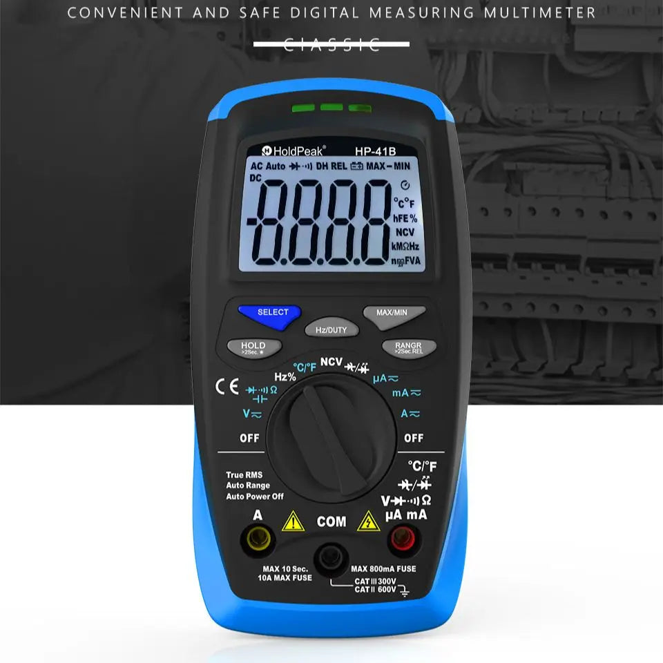 HOLDPEAK Electric Tester Voltmeter Ammeter Professional Digital — product view 2