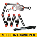 Aluminum Angle Ruler And Drill Locator Tool For Craftsmen