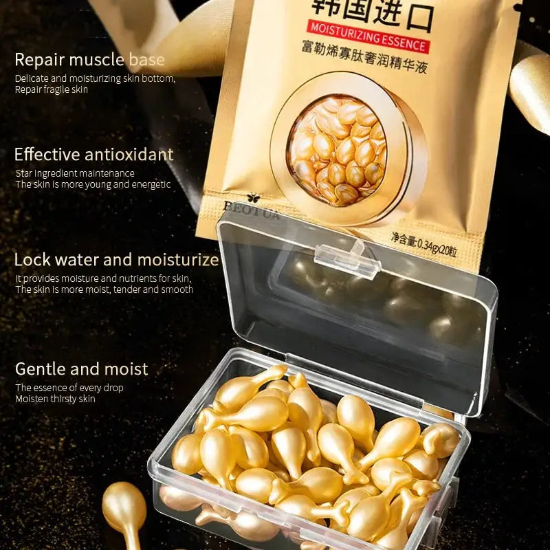 Collagen Face Serum Capsules For Skin Care 20 Or 50 Pcs