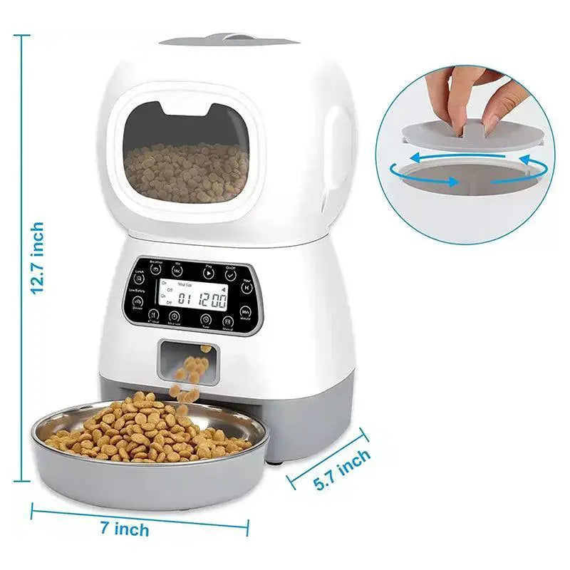 Automatic Pet Feeder Smart Food Dispenser For Dogs And Cats