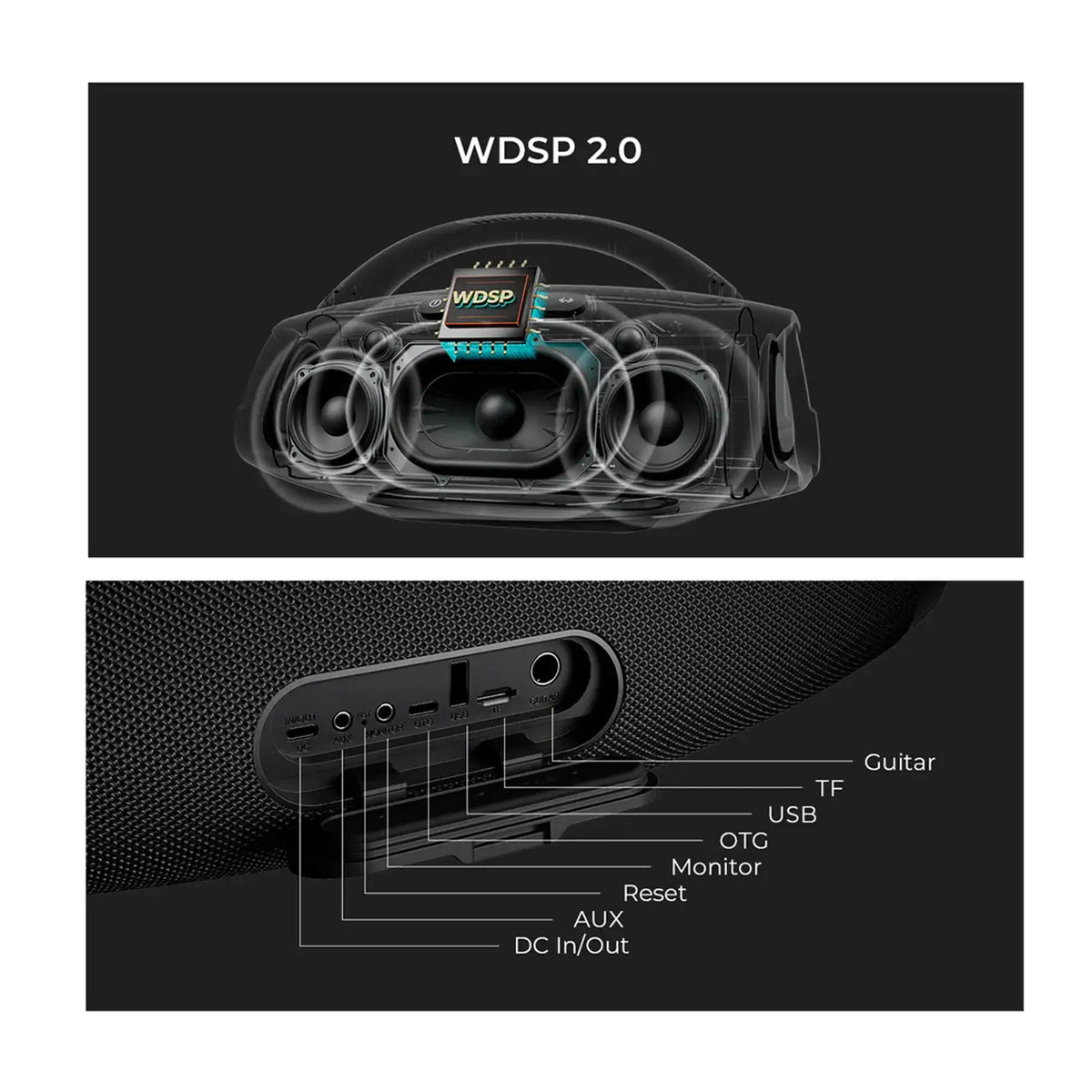 W-King Waterproof Bluetooth Speaker Style LPCDM — product image 7