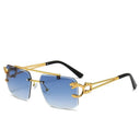 UV400 Rimless Sunglasses All Day Wear