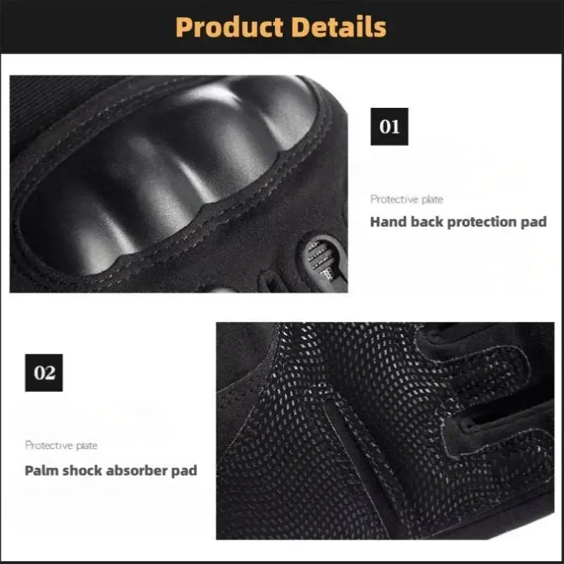 Full Finger Motorcycle Gloves Men Touch Screen Protection