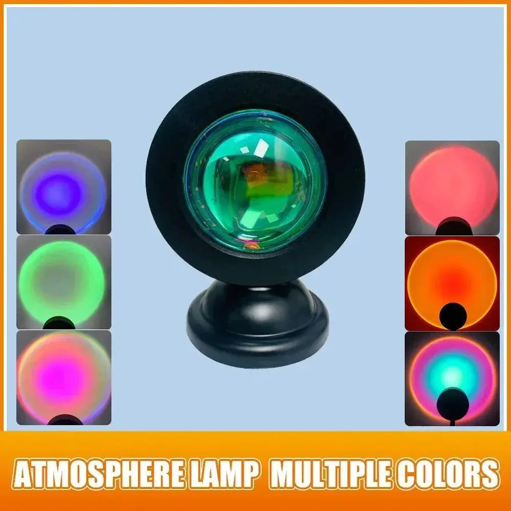 Sunset Rainbow LED Projector for Vibrant Home Decor