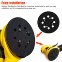 5 Inch 8 Hole Hook Loop Sanding Pads For Smooth Finishes