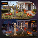 H Skeleton Lights Set Outdoor Halloween Decorations