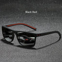 Unisex Vintage Square Polarized Sunglasses UV400 Protection