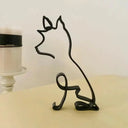 Durable Metal Dog Sculpture For Pets
