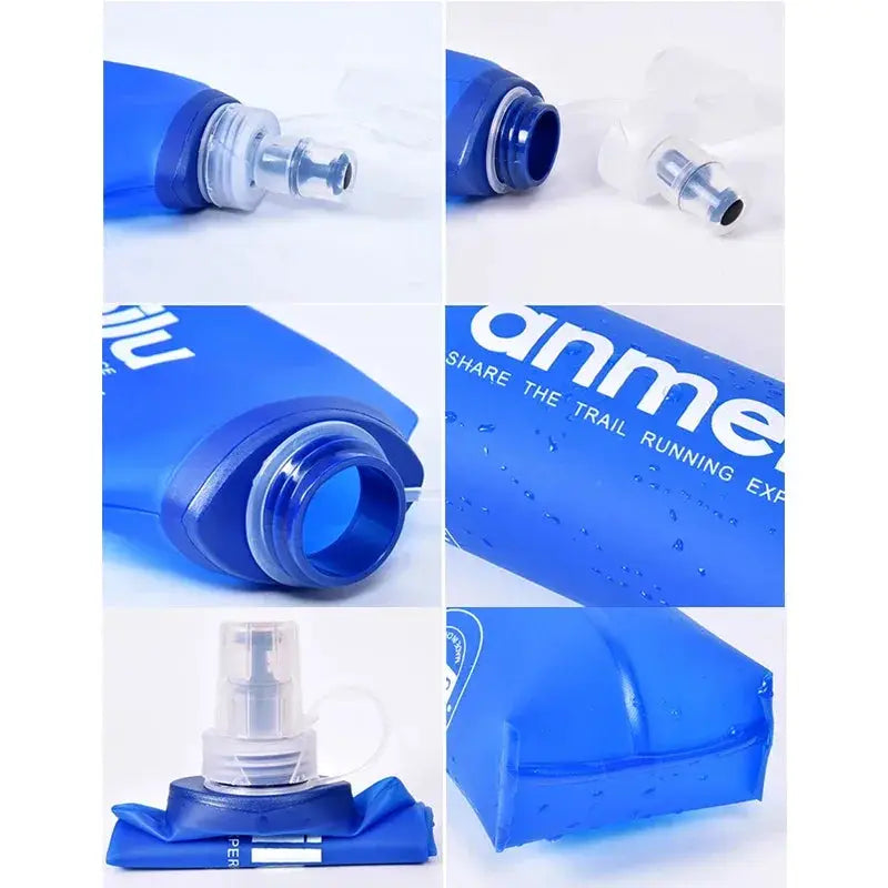 Ultralight Collapsible BPA-Free Water Bottle With Straw 500ml
