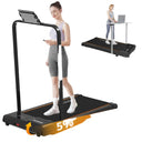 Under Desk Walking Pad Treadmill 3.5HP Foldable Handrail Office