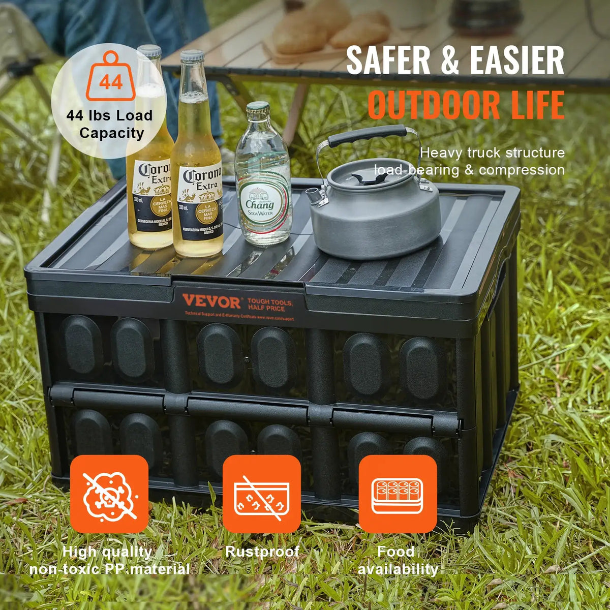 Collapsible Stackable Storage Bins Set — product image 4