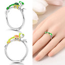 Ring Sterling Silver Star Moon