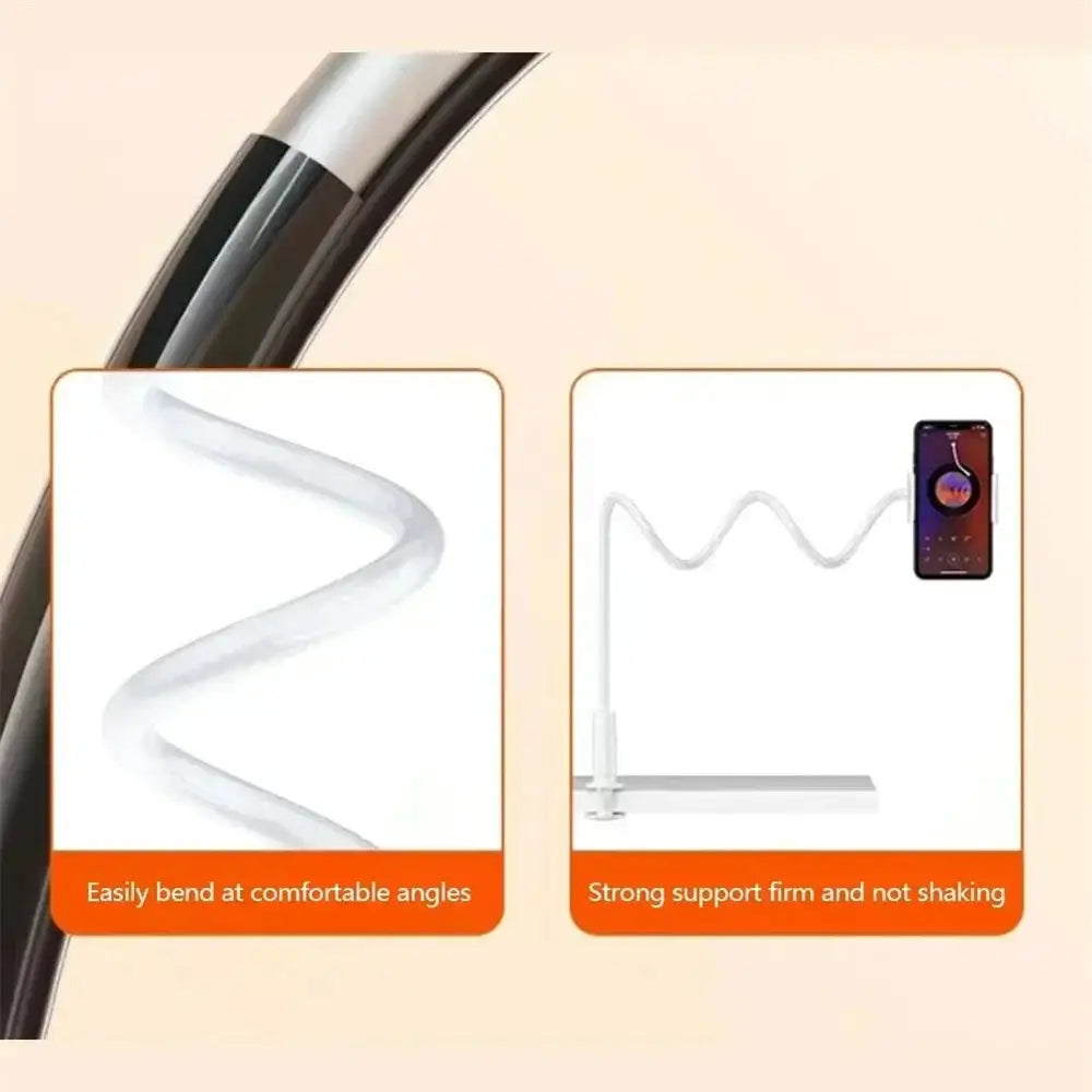 360 Clip Mobile Phone Holder Stand Portable Flexible Lazy Bed Desktop Bracket Desk Mount Stand Base For iPhone Samsung Xiaomi