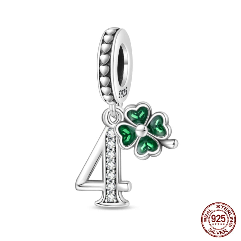 100 Sterling Silver Four Leaf Clover