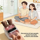 Double Person Constant Temperature Heating Fully Automatic Electric Steam Massage Foot Bath Tub For Home Use