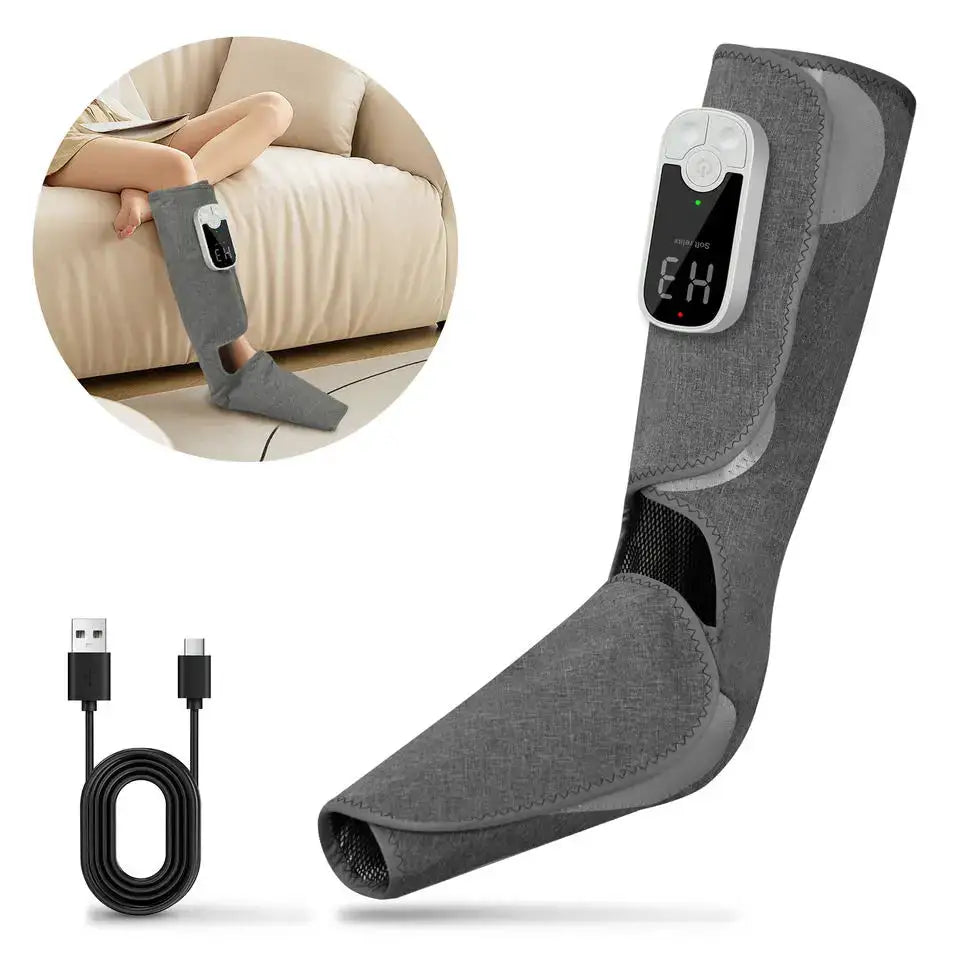 Wireless 360° Air Pressure Calf Massager Eletric 3 Mode Airbag Compresstion Leg Massage Foot Calf Muscle Relax Blood Circulation