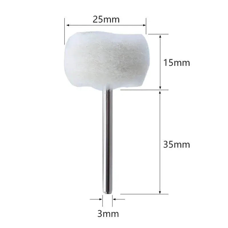 Fine Wool Polishing Head for Jewelry Metals Buffing