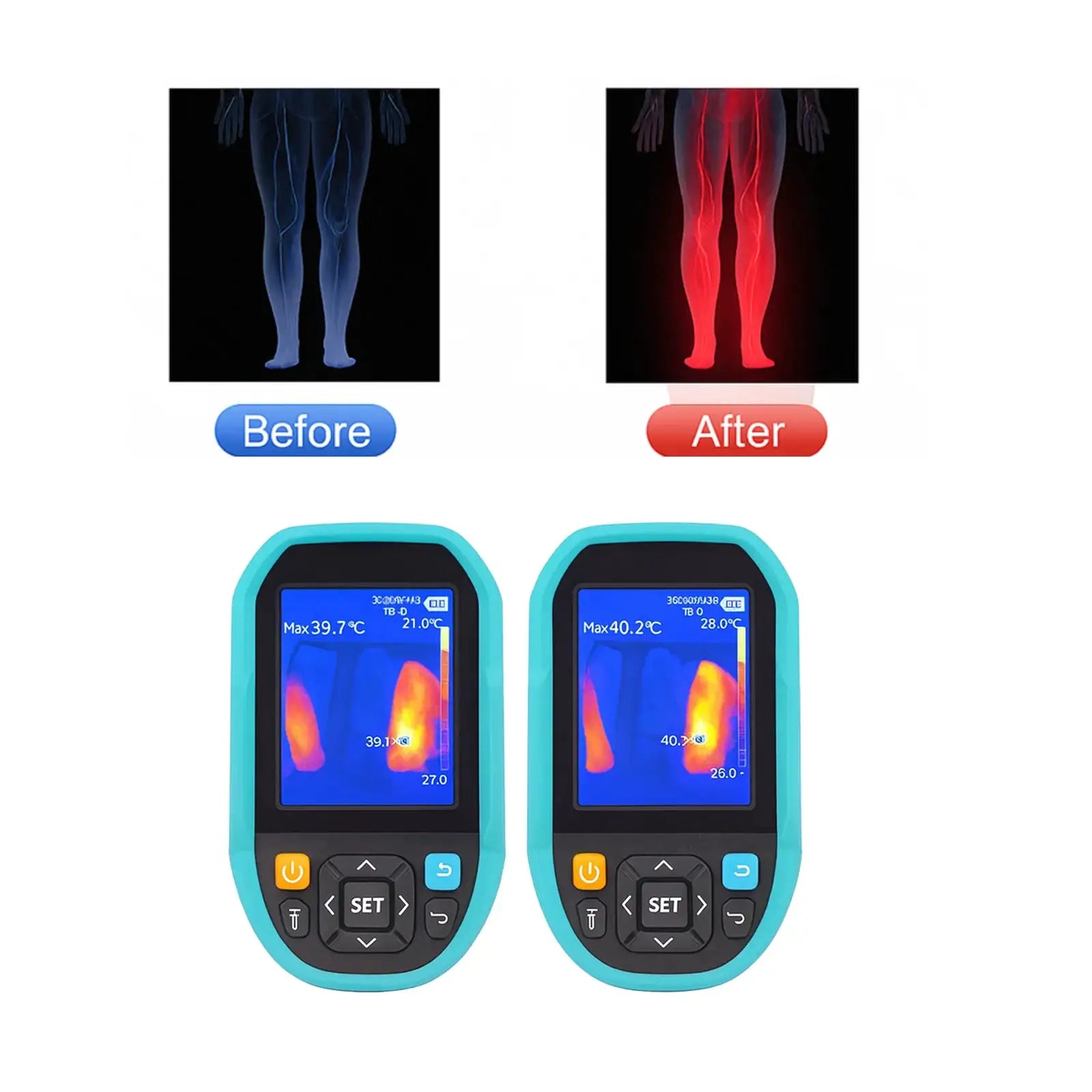Terahertz Foot Massager Warm Massage Device for Relaxation and Foot Care