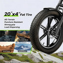 Cybervelo 1000W Fat Tire Electric Bike