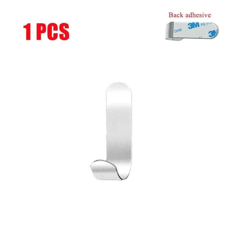 No-Drill Wall Hook Rack for Easy Storage — product view 17