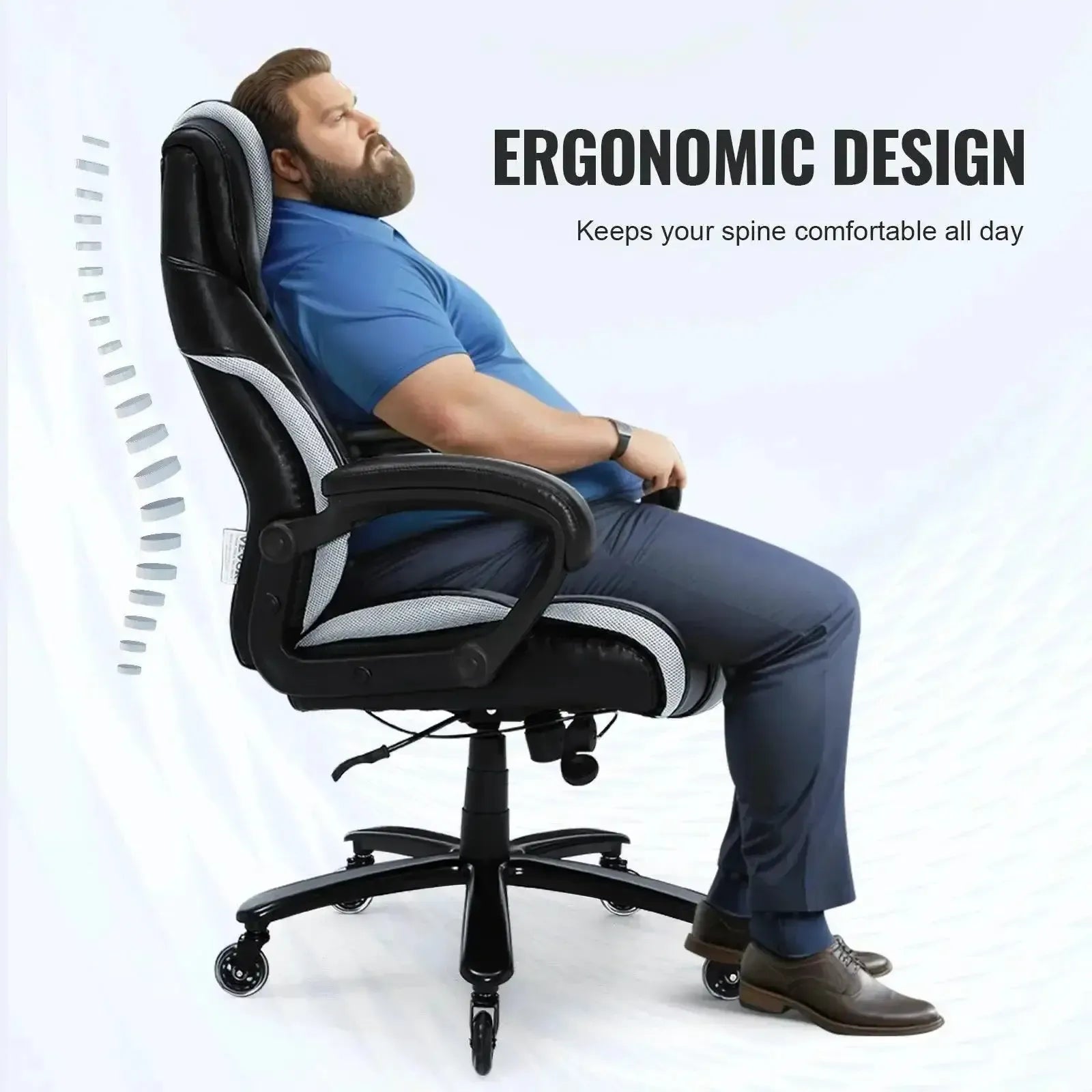 VEVOR Heavy Duty Executive Chair With Adjustable Support