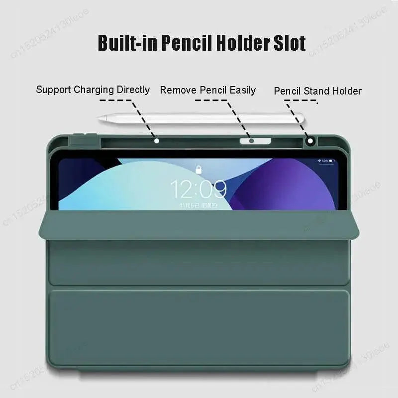 Waterproof Silicone Case With Pencil Holder For iPad Air