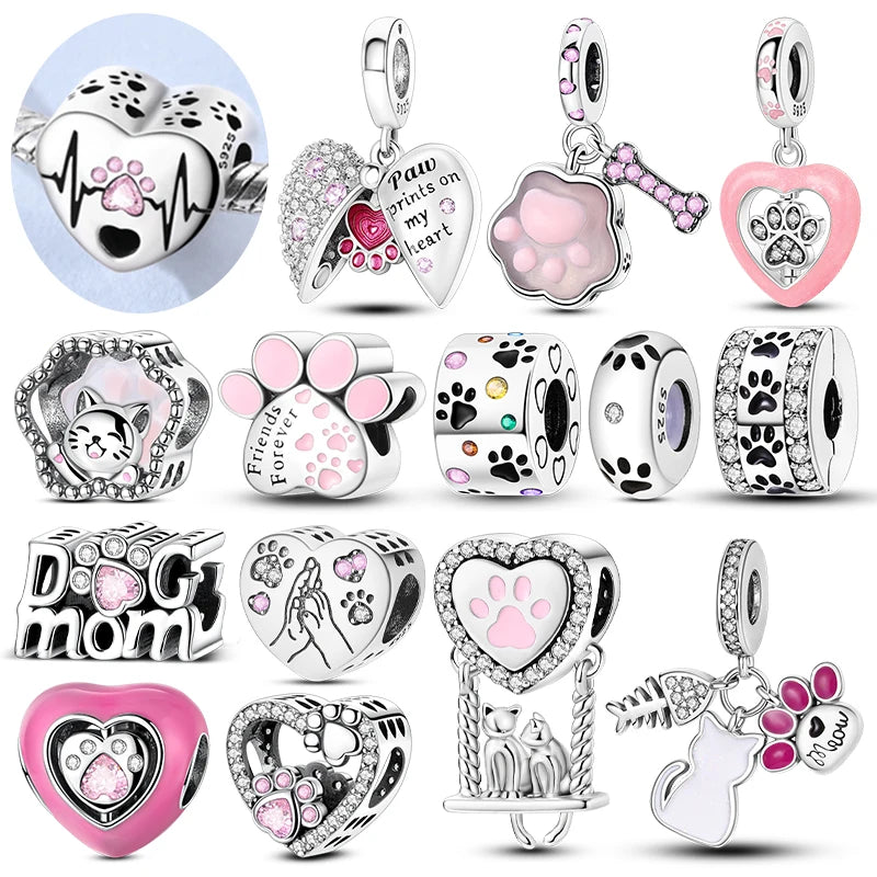 Sterling Silver Charm Bead Charms