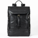 Genuine Leather Travel Backpack 15.6 In