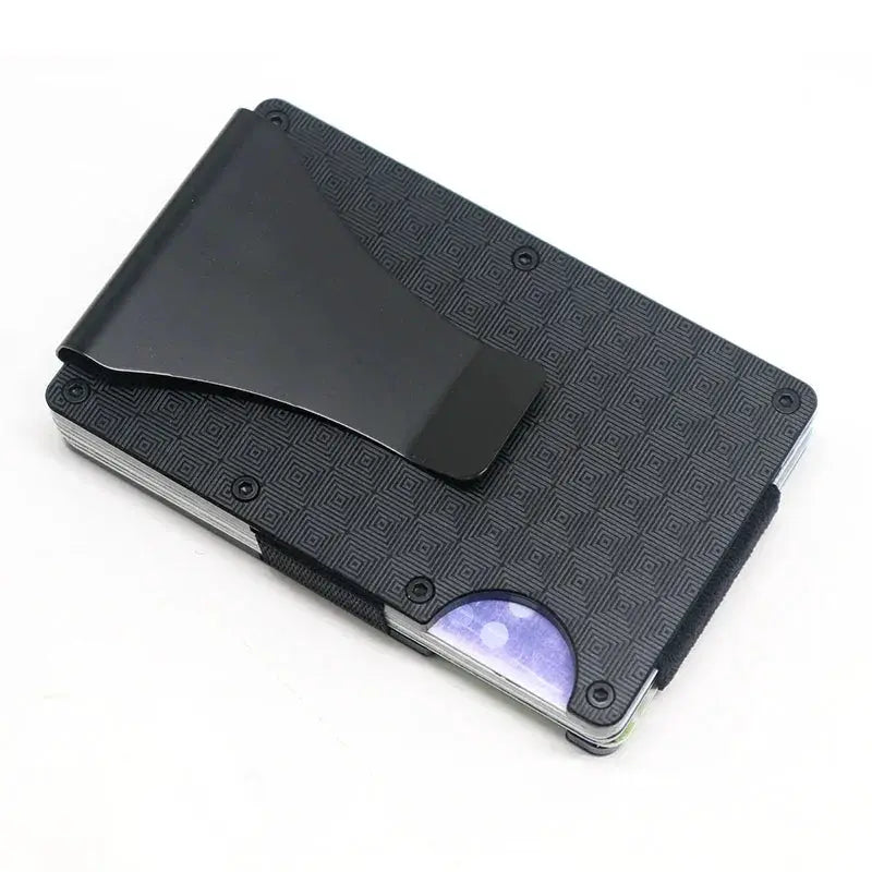 RFID Card Holder With Money Clip Wallet For Men Luxury