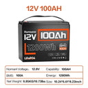 12V Lithium Battery 100Ah 200Ah For Rv