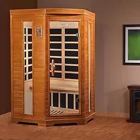 Corner Infrared Sauna For Two Eco Friendly Home Spa