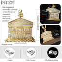 Iced Out Bank Temple Zircon