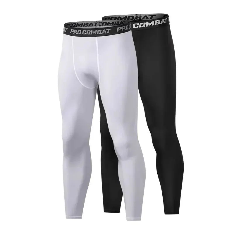 Men's Compression Leggings For Cool Dry Sports And Fitness