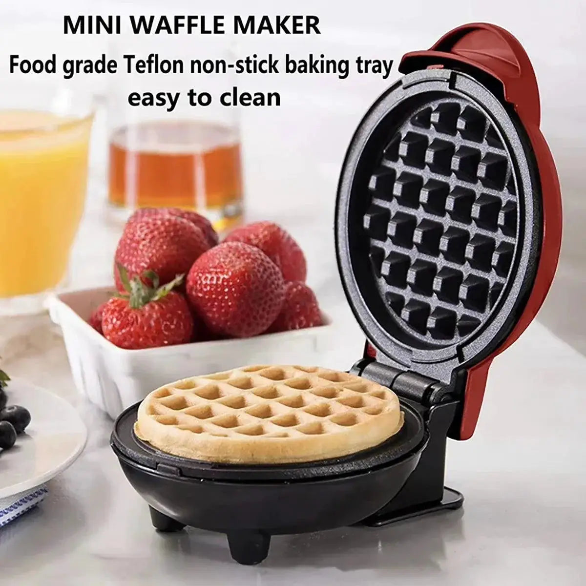 Multi Function Pie Stop Plug Powered Waffle Maker Roaster