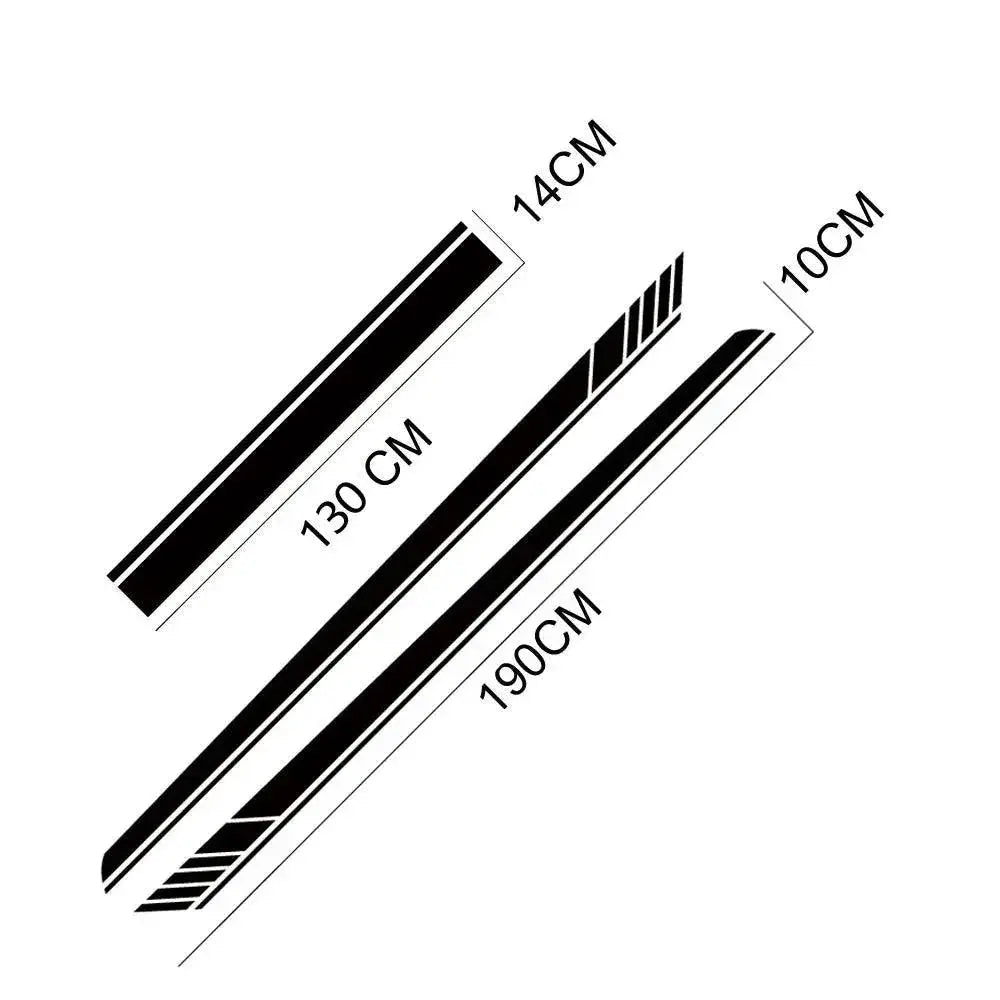 Car Vinyl Bonnet Decal For Audi BMW Mercedes Tuning